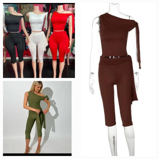 2PC Capri Pant Set