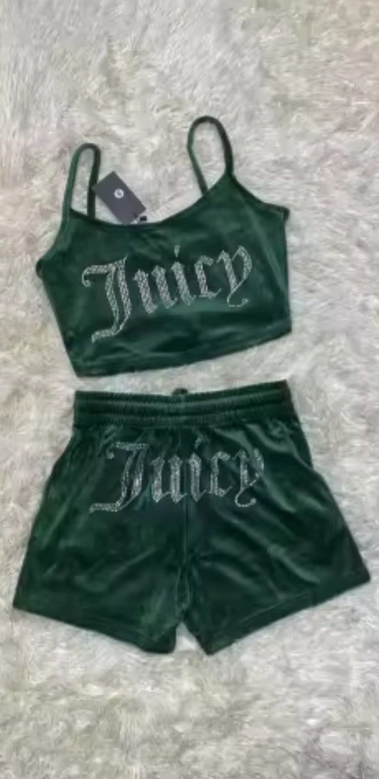 chill set - 2PC spaghetti short set