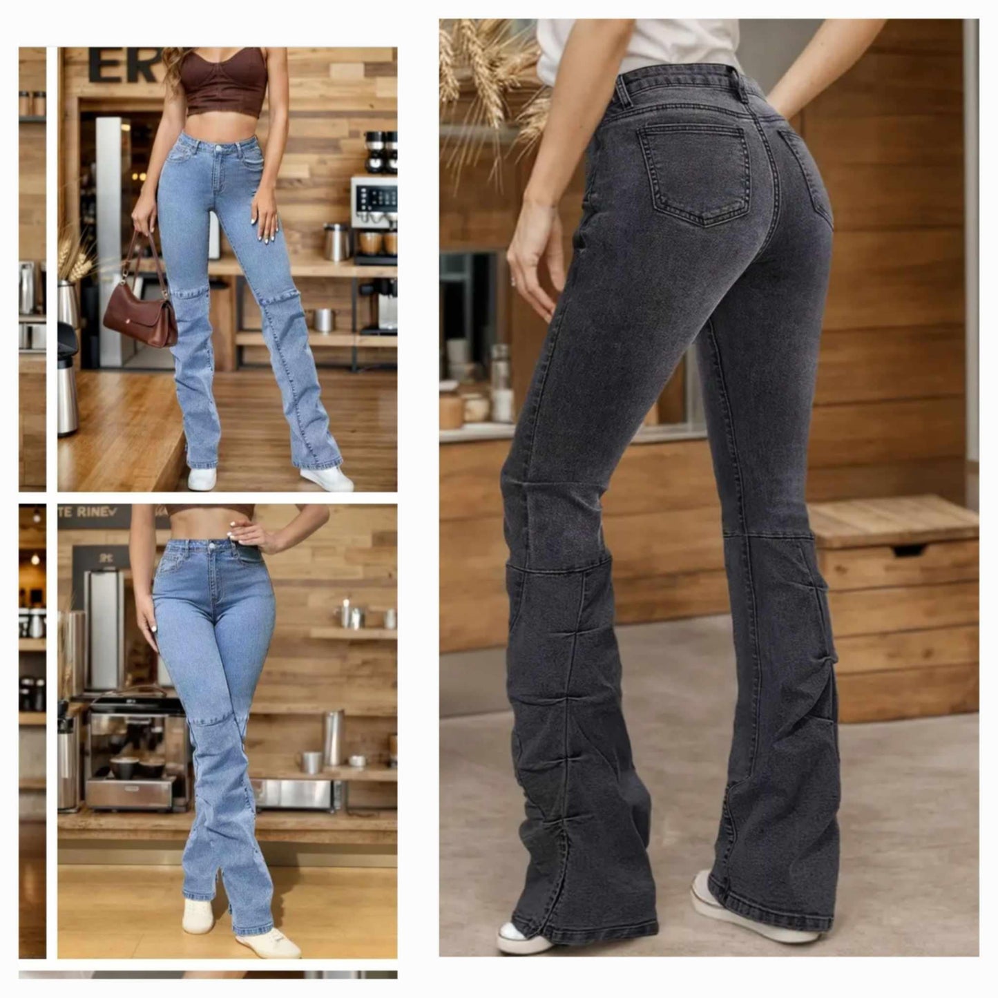Stacked Jeans