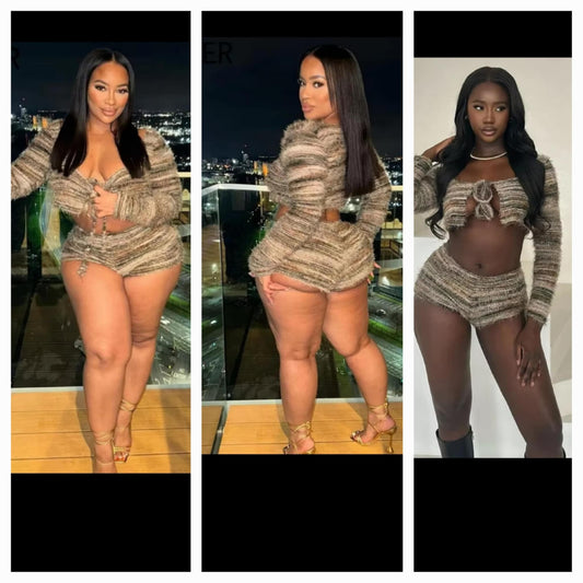 Sweater Short Set