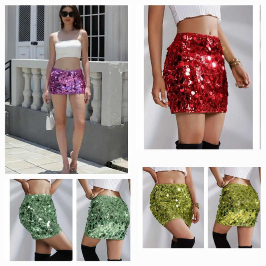 Metallic Skirt/Skort