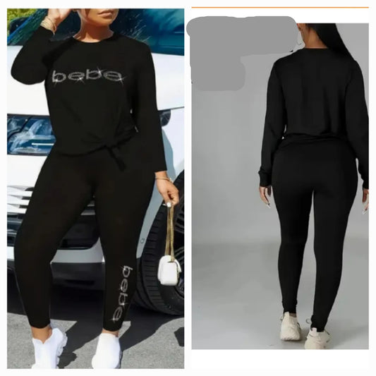 Chill Graphic Rhinestone Jumpsuit