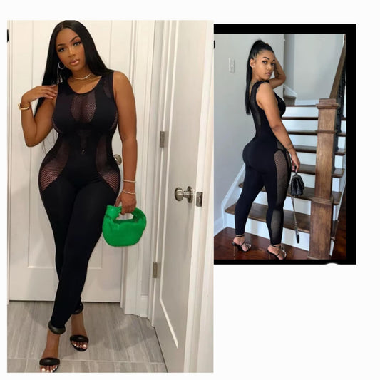 Poster Girl Sleeveless Jumpsuit 34371