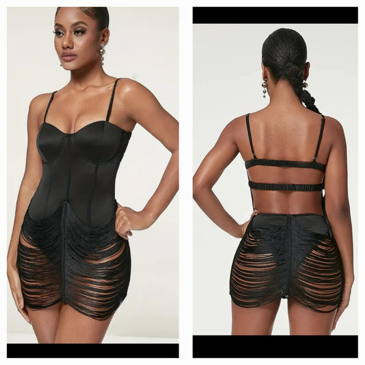 Shredded Backout Romper