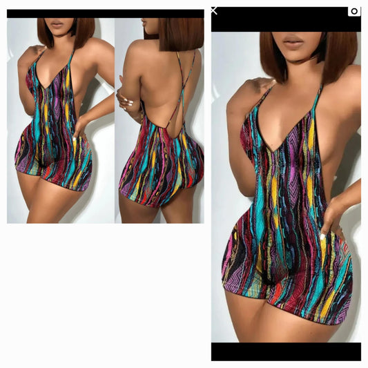 Multi Color Romper
