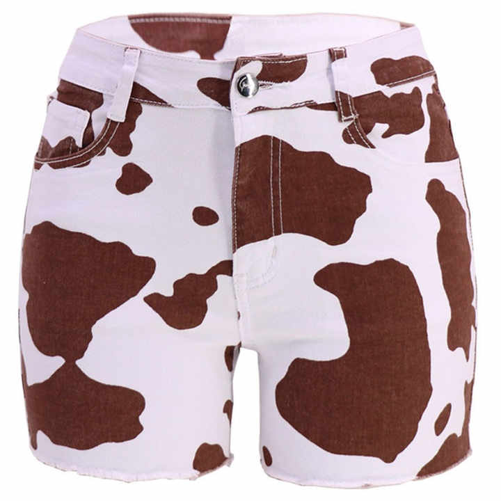 Cow Print Shorts