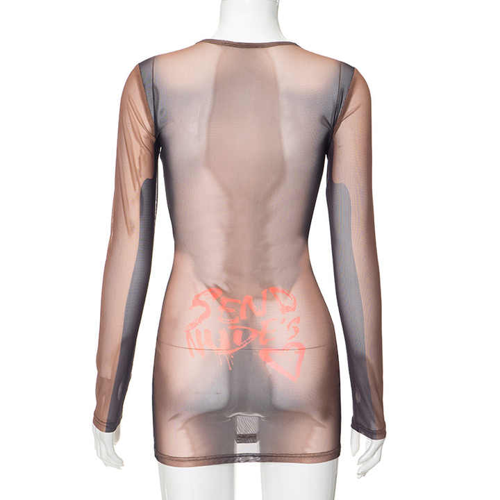 Mesh 3D Dress