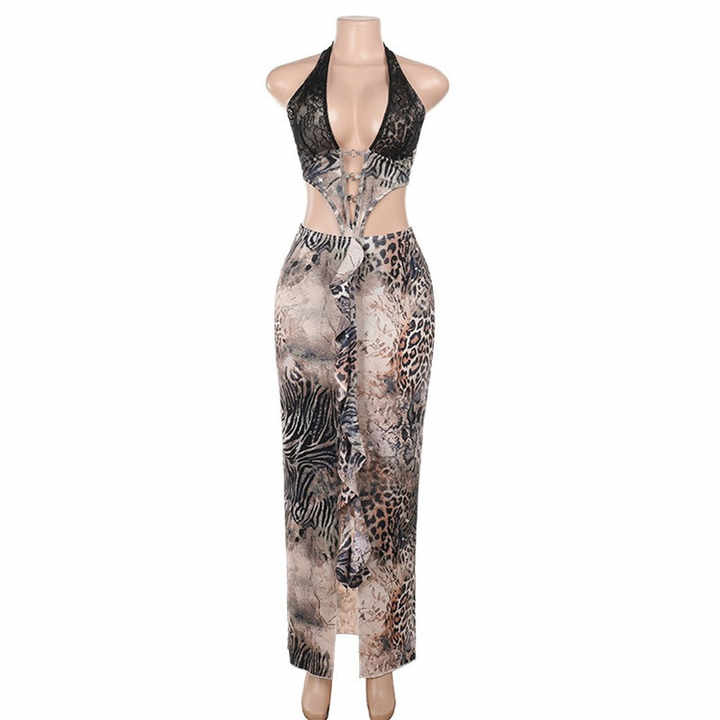Dress Maxi Plunge Neckline