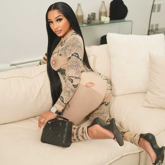 Mesh Pant Set