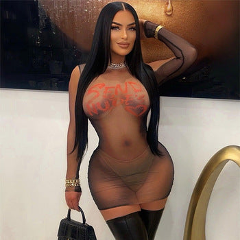 Mesh 3D Dress