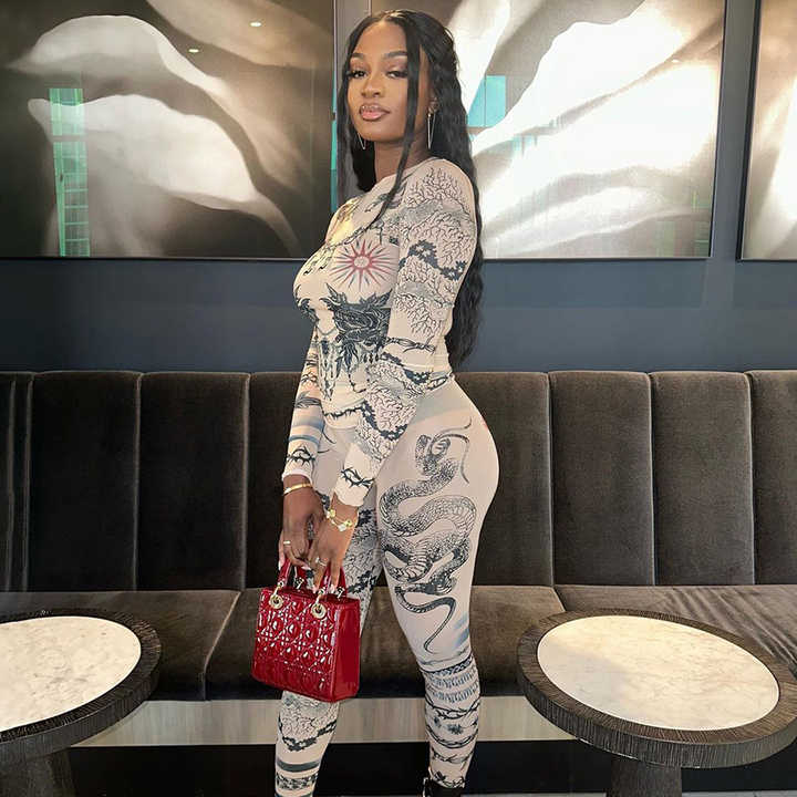 Mesh Pant Set