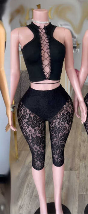 2 PC Lace Pant Set