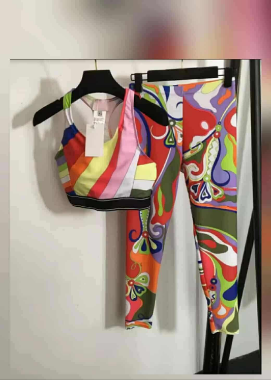 Bralette Pant Set