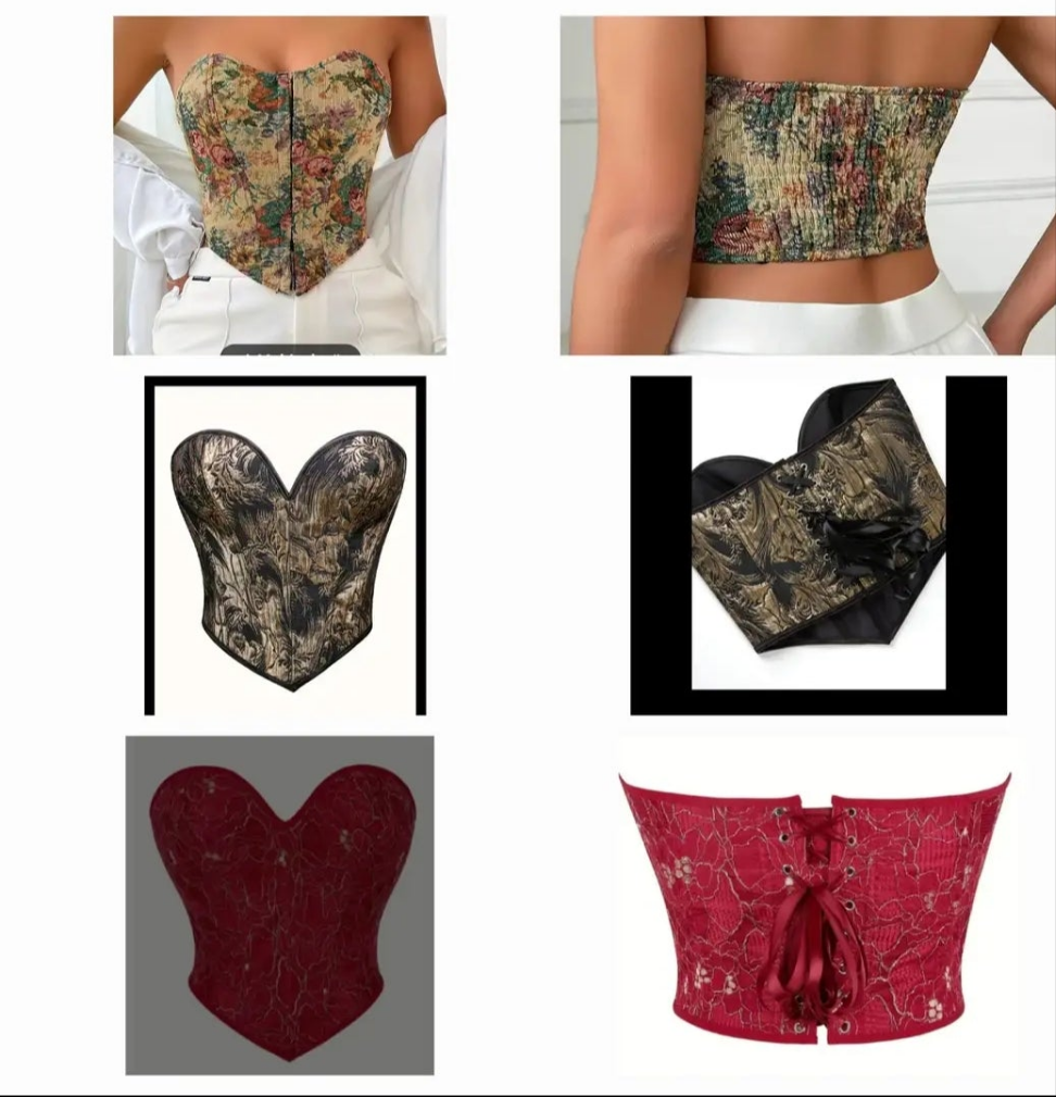 Embossed Corsets