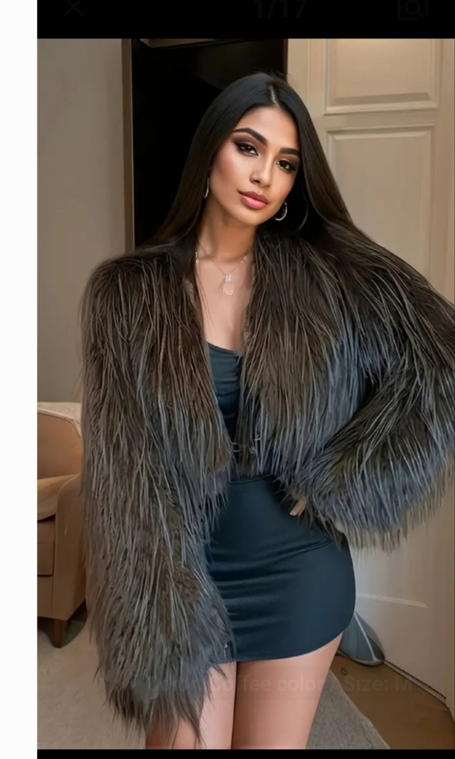 Faux Long Fur Jacket