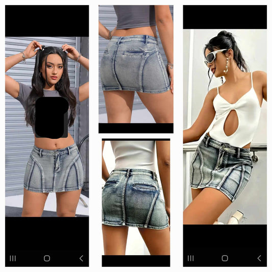 Candy Girl Denim Skirt