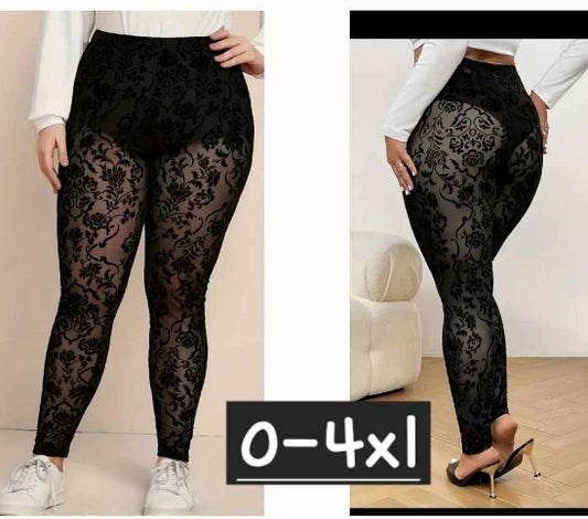 Lace Black Pants
