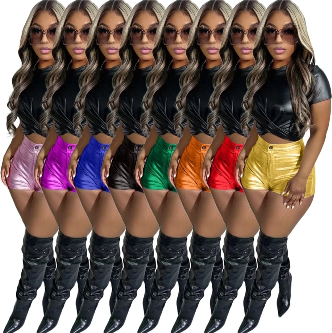 Metallic shorts - 10 Colors