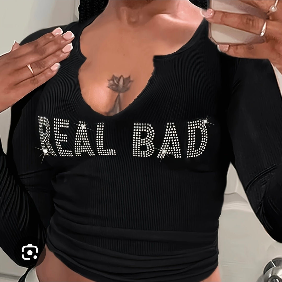 Real Bad Graphic Tee long sleeve