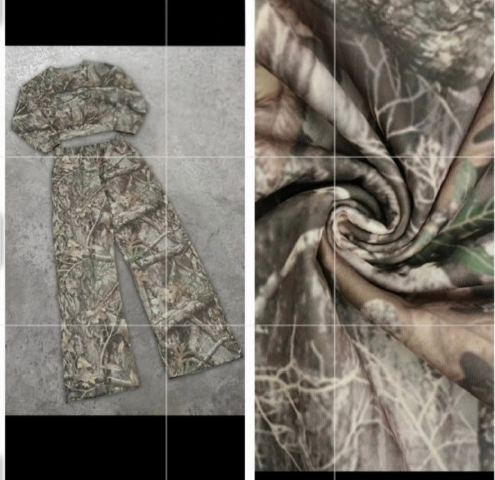 Camo Pant Set