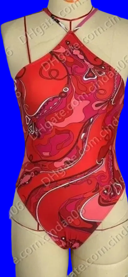 elegant one piece swimsuit with scarf