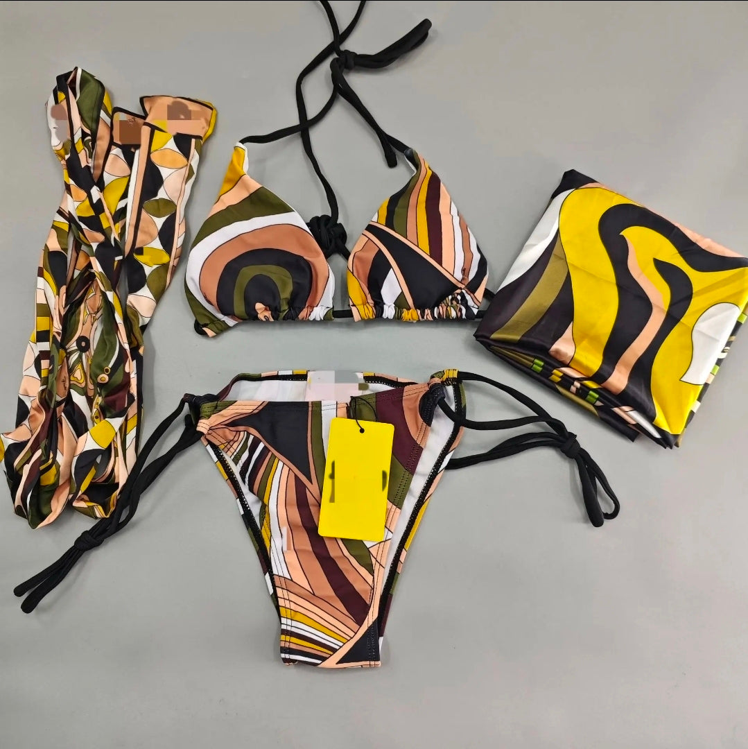 trendy beachwear swimwear set
