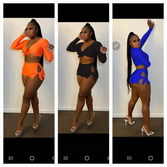 Tie Short Set - 3 Colors