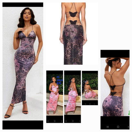 Maxi Sundress Purple or Pink