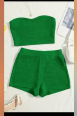 Tube Top Short Set