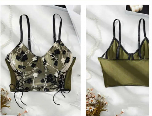 Crop Camo Bralette