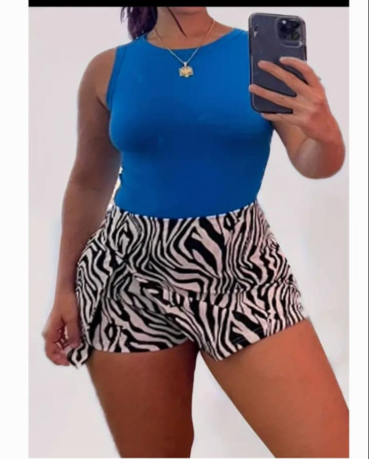 Zebra Skort  - Various colors