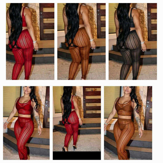 Mesh Pants set