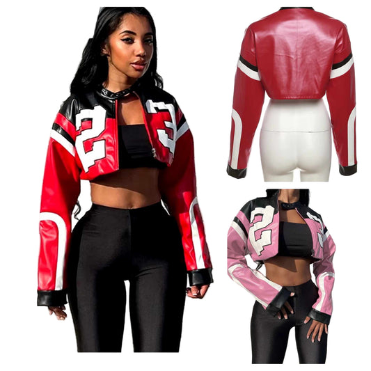 Faux Leather Jacket Number 23