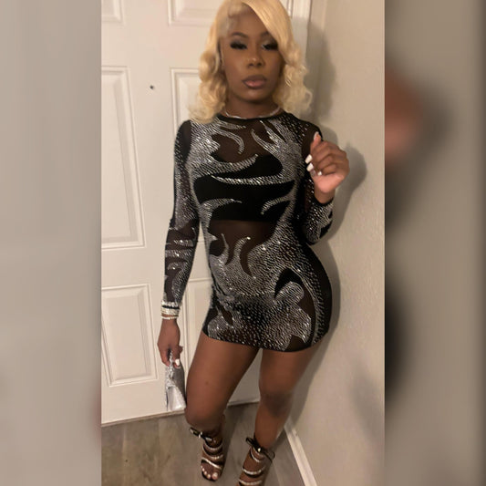 Rhinestone Dress